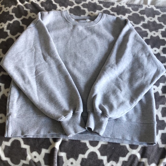 TNA Cozy Fleece Boyfriend Crew sweatshirt - Picture 2 of 3